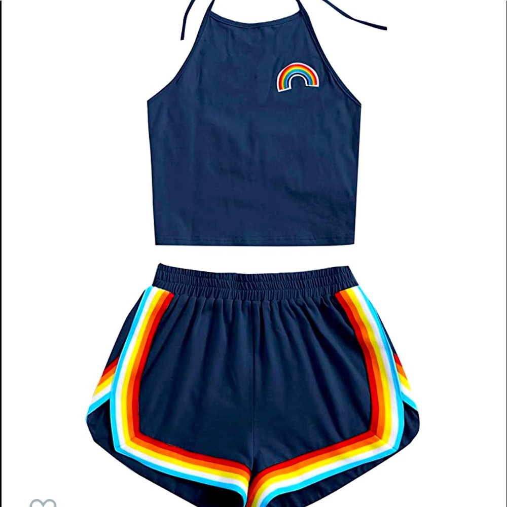 Two Piece Shorts Set